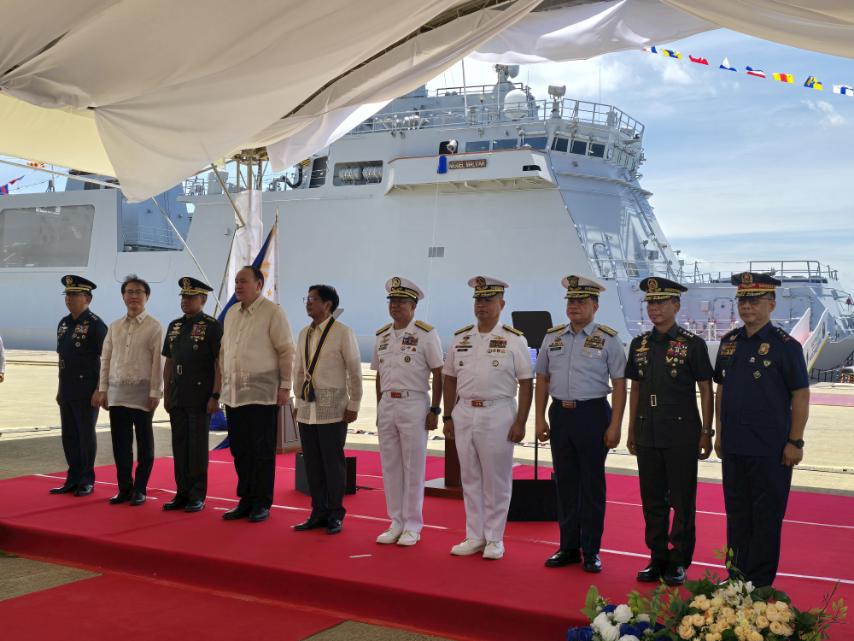 Commissioning Ceremony of the BRP Miguel Malvar, a Philippine Frigate Built by HD Hyundai Heavy Industries